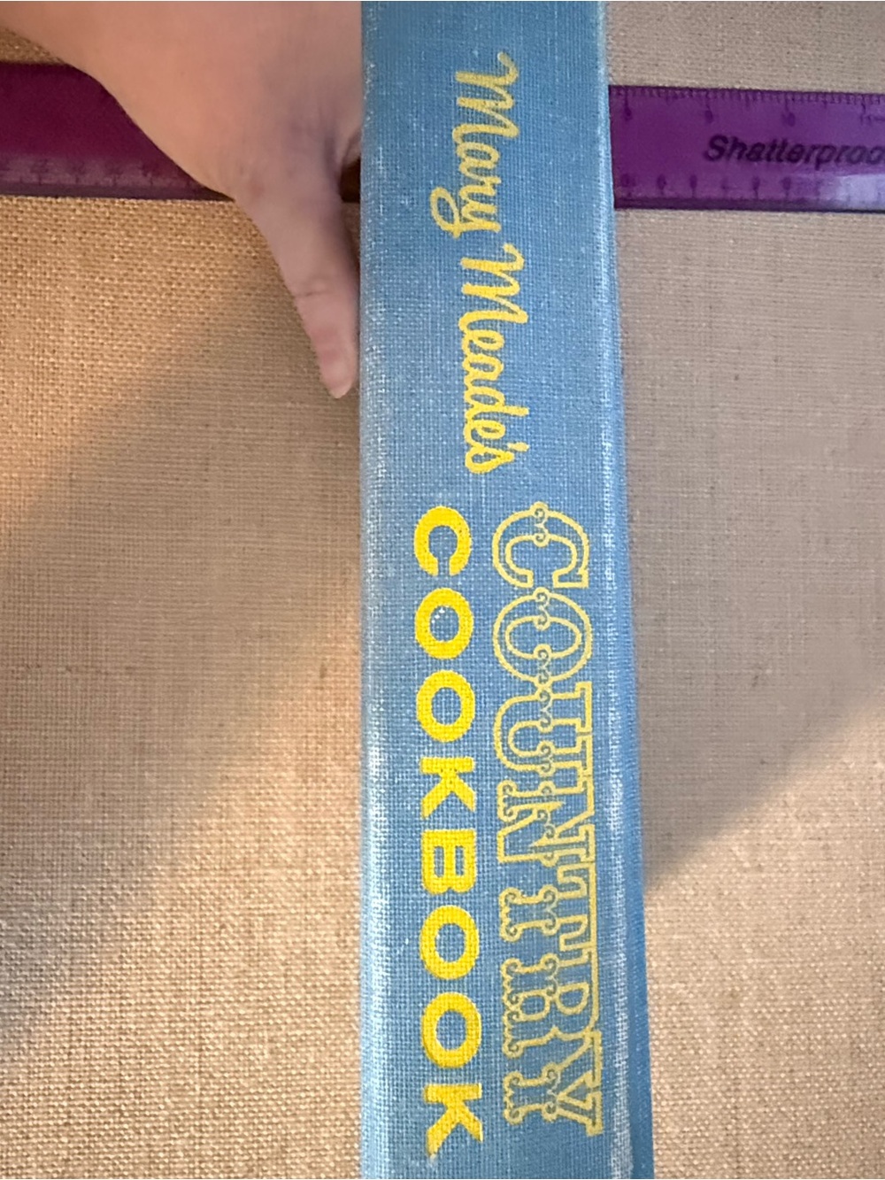 Country Cookbook - Blue